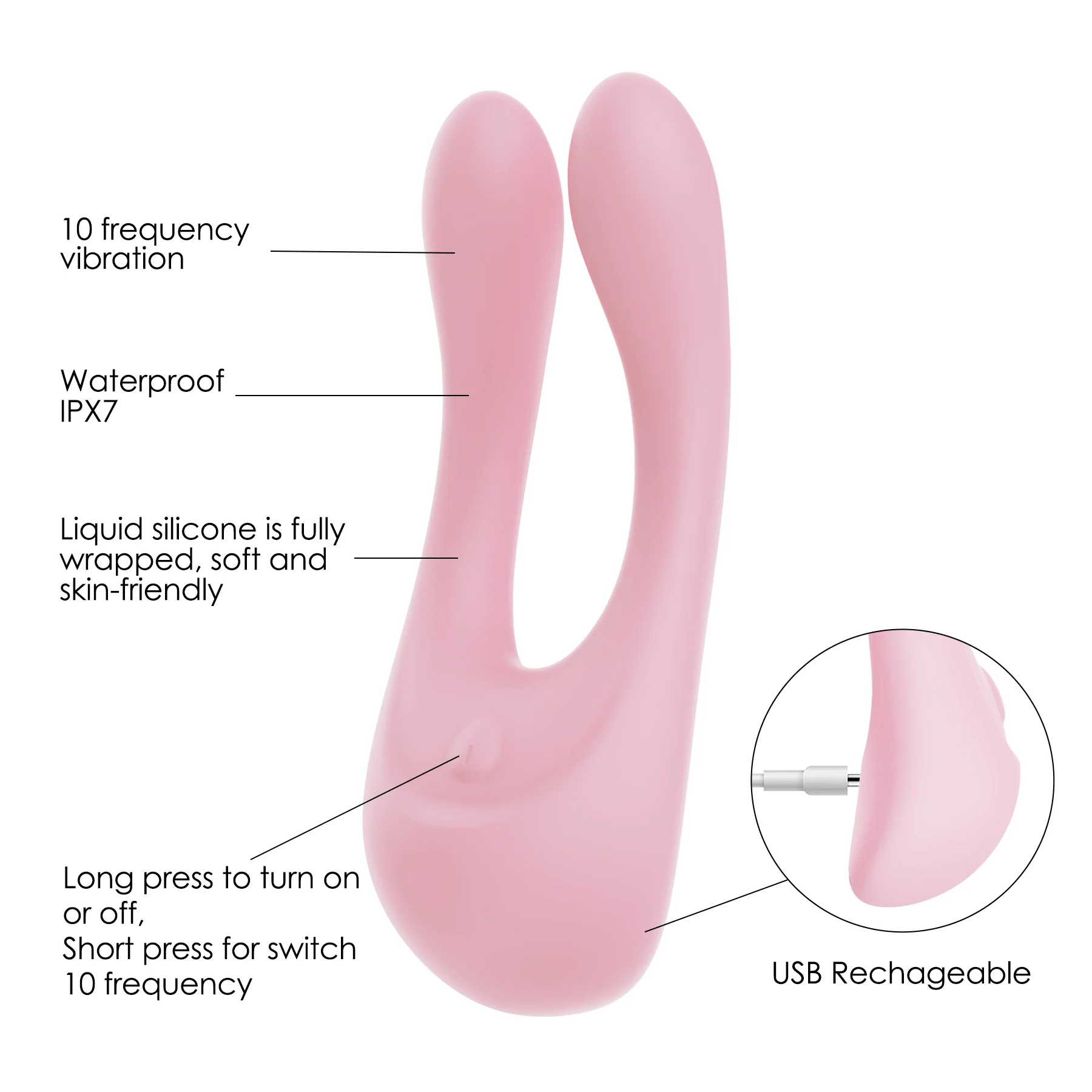 Dora Double Ended Vibrator - Image 6