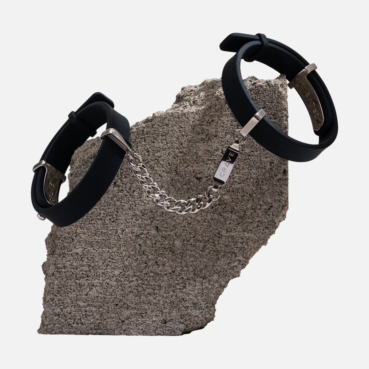 ID Handcuffs - Black & Silver - Image 3