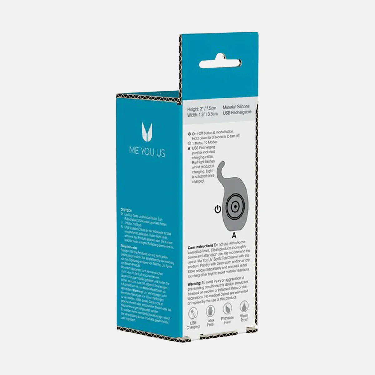 Me You Us Wild Pleasure Trunk Vibrator - Image 3