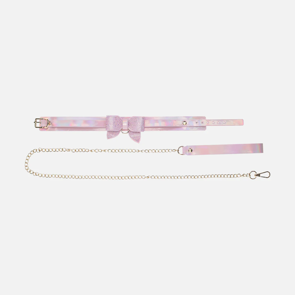Paris Collection Collar with Leash - Pink - Image 3