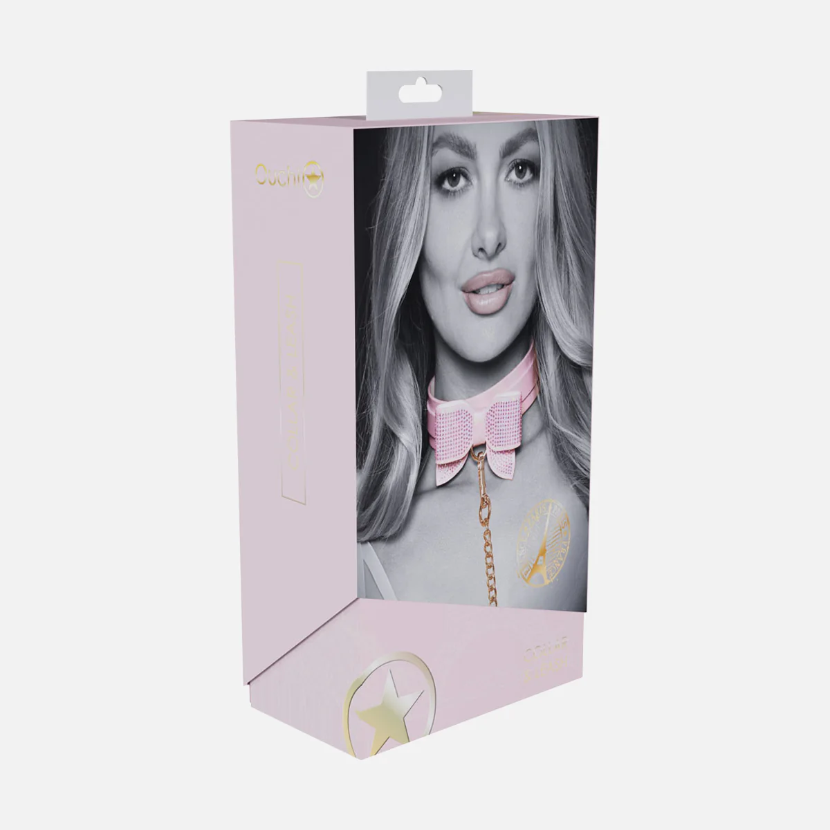 Paris Collection Collar with Leash - Pink - Image 4