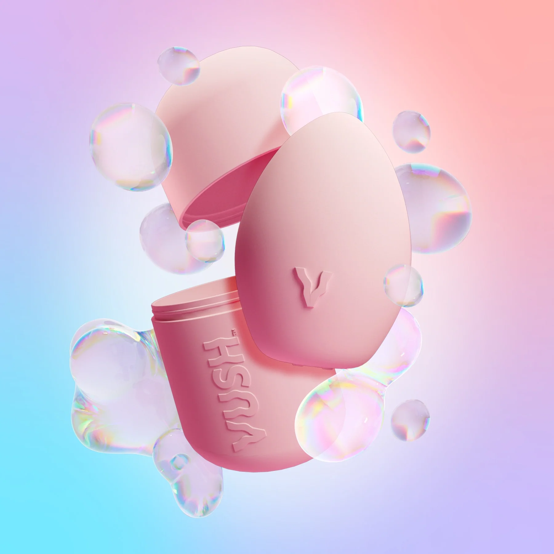 Plump Compact Palm Vibrator - Pink Friday - Image 3